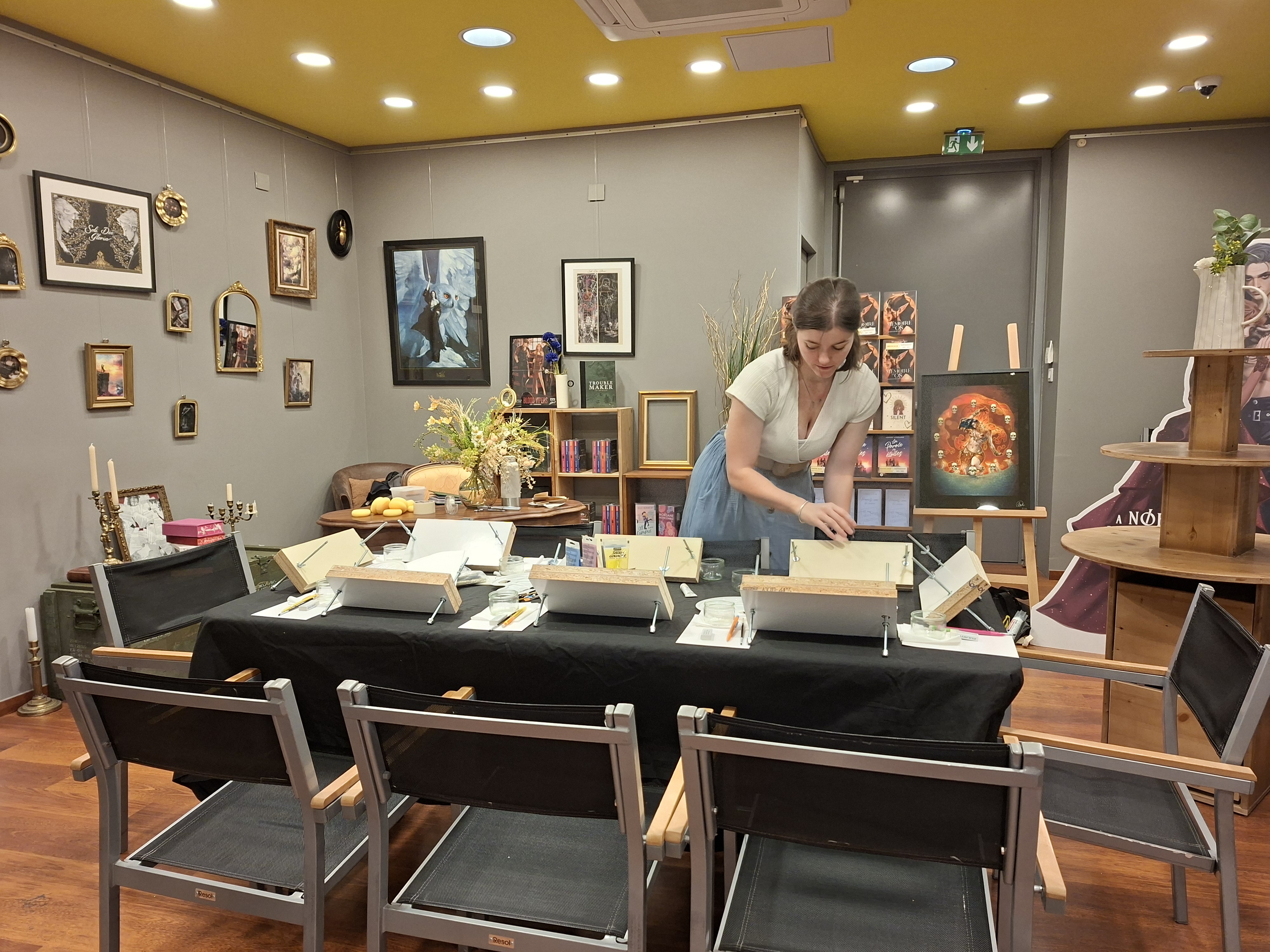 Ambiance atelier de jaspage Kame Jaspage